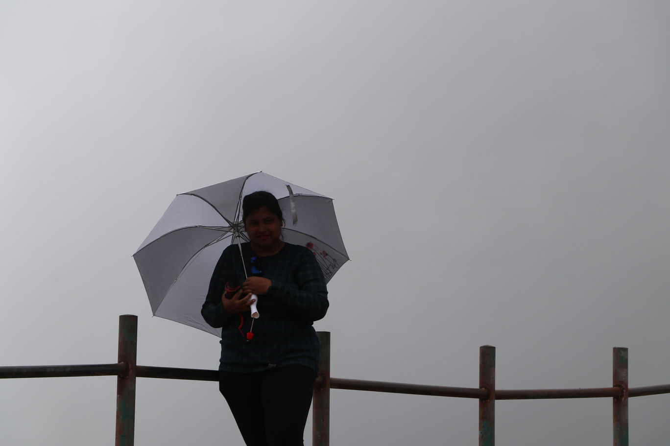 silhouette Dainthlen Waterfall Meghalaya - Travel Places India