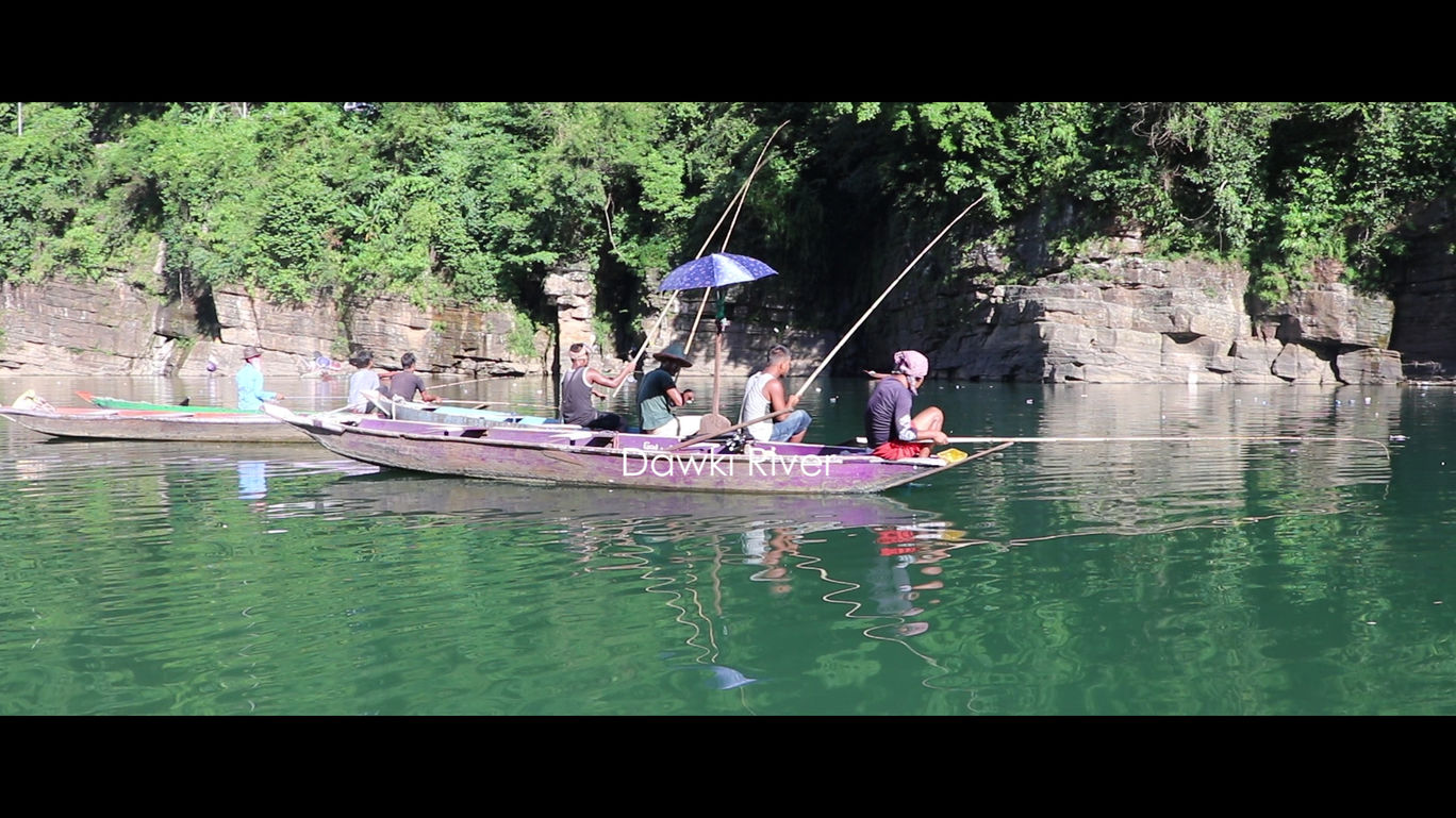 Travel Places India - Dawki River Indi Bangladesh Border